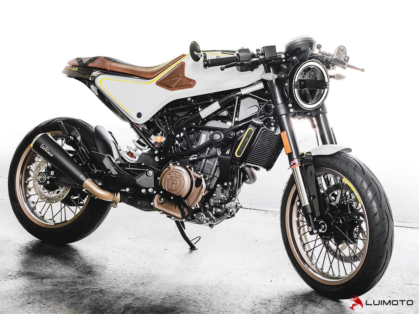 LUIMOTO (Vintage Classic) Rider Seat Cover for the HUSQVARNA